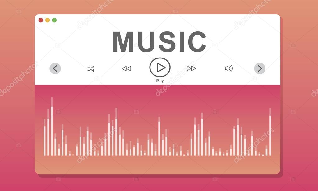 Screen showing multiple music genres in a playlist interface